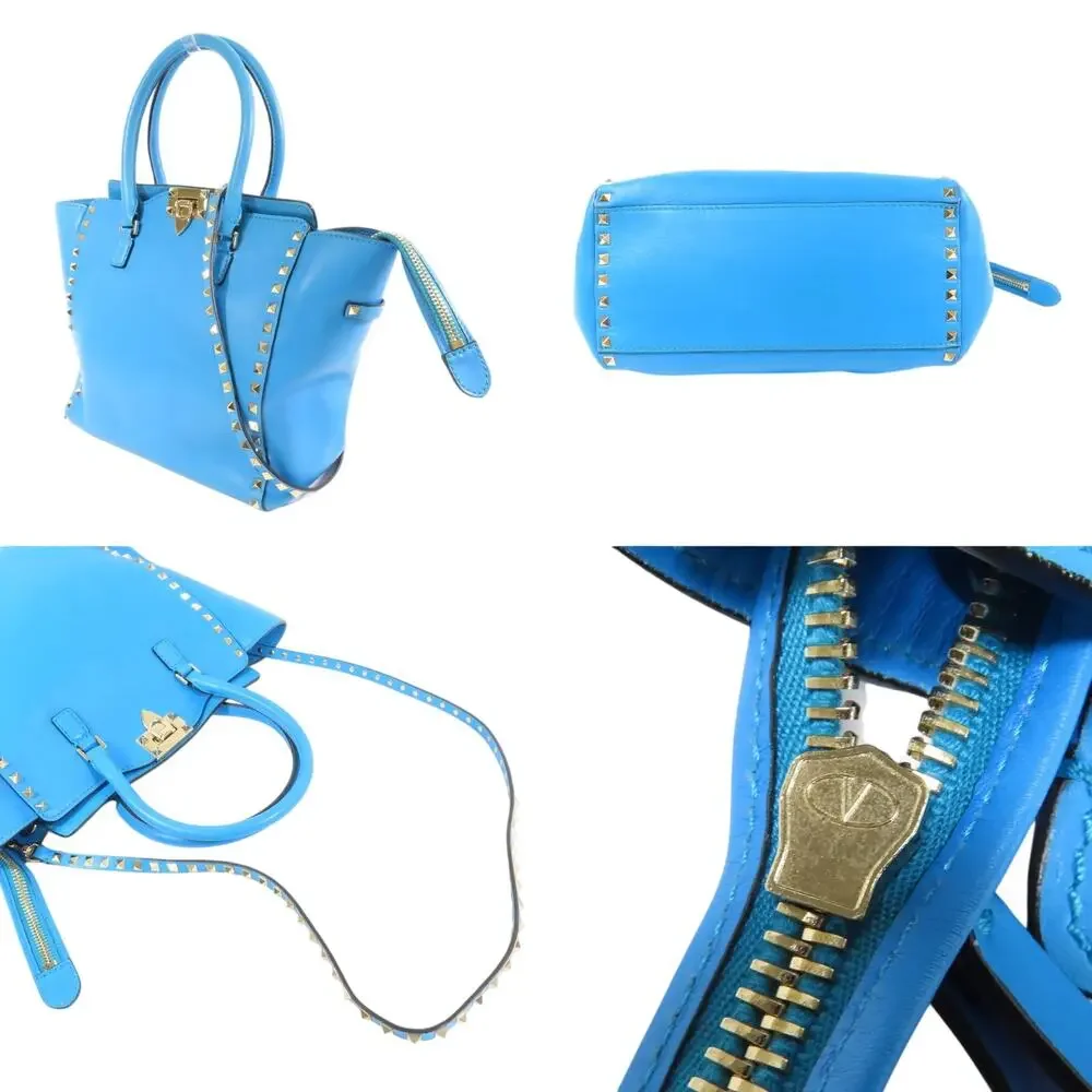 💎✨BEAUTIFUL✨💎 Authentic Valentino Rockstud Tote 2 Way Shoulder Bag - Picture 5 of 6